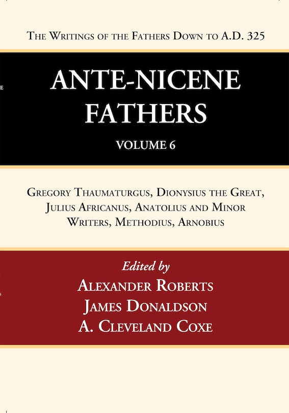 Couverture_Ante-Nicene Fathers