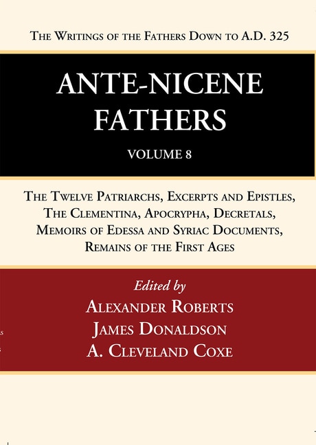 Front cover_Ante-Nicene Fathers