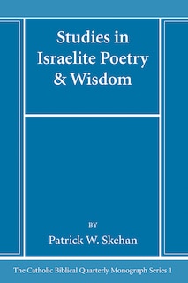 Front cover_Studies in Israelite Poetry & Wisdom