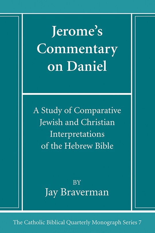 Front cover_Jerome's Commentary on Daniel