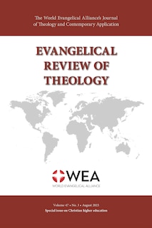 Front cover_Evangelical Review of Theology, Volume 47, Number 3