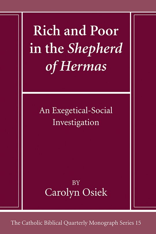 Couverture_Rich and Poor in the Shepherd of Hermas