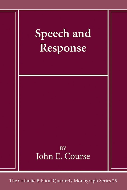 Front cover_Speech and Response