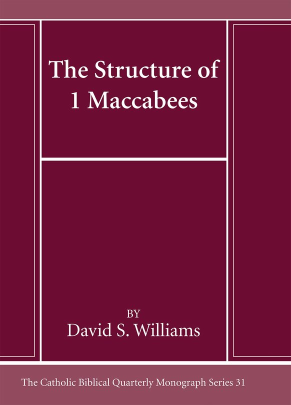 Front cover_The Structure of 1 Maccabees