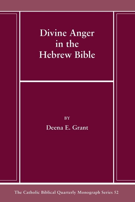 Front cover_Divine Anger in the Hebrew Bible