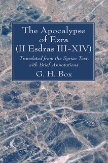 Couverture_The Apocalypse of Ezra (II Esdras III-XIV)
