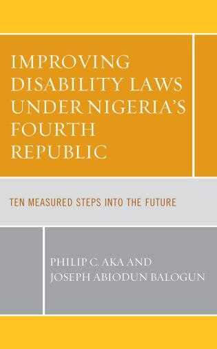 Front cover_Improving Disability Laws under Nigeria's Fourth Republic