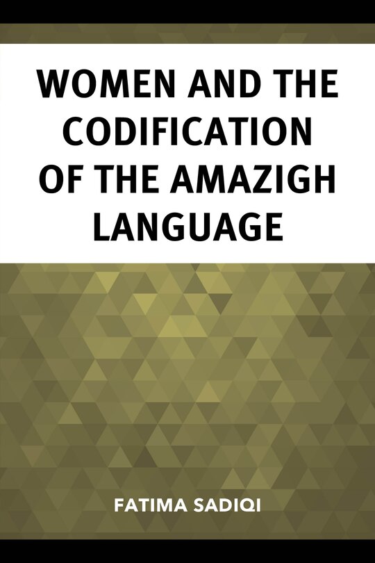 Front cover_Women and the Codification of the Amazigh Language