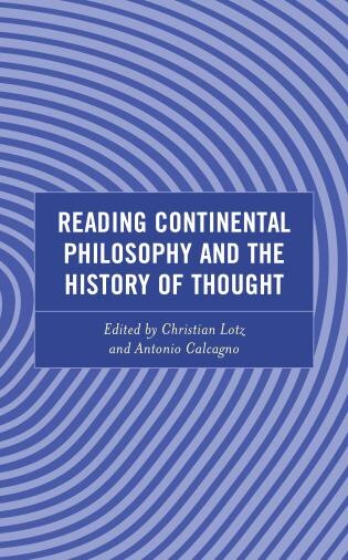 Front cover_Reading Continental Philosophy and the History of Thought