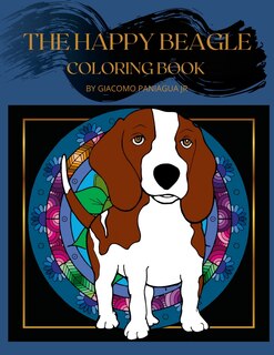 Front cover_The Happy Beagle Coloring Book
