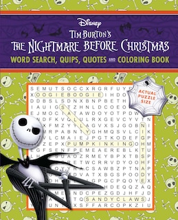 Couverture_Disney Tim Burton's The Nightmare Before Christmas Word Search, Quips, Quotes and Coloring Book