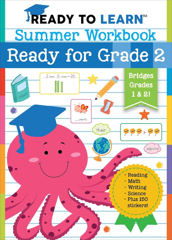 Front cover_Ready to Learn: Summer Workbook: Ready for Grade 2