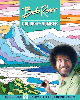 Front cover_Bob Ross Color-by-Number