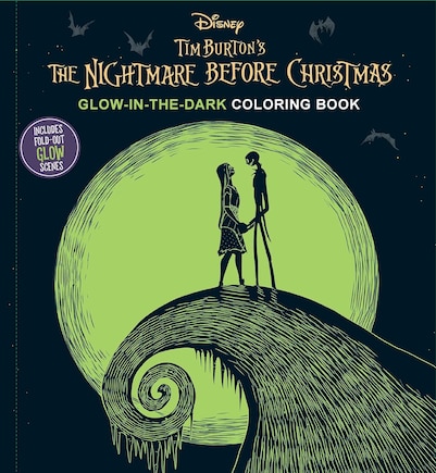 Disney Tim Burton's The Nightmare Before Christmas Glow-in-the-Dark Coloring Book