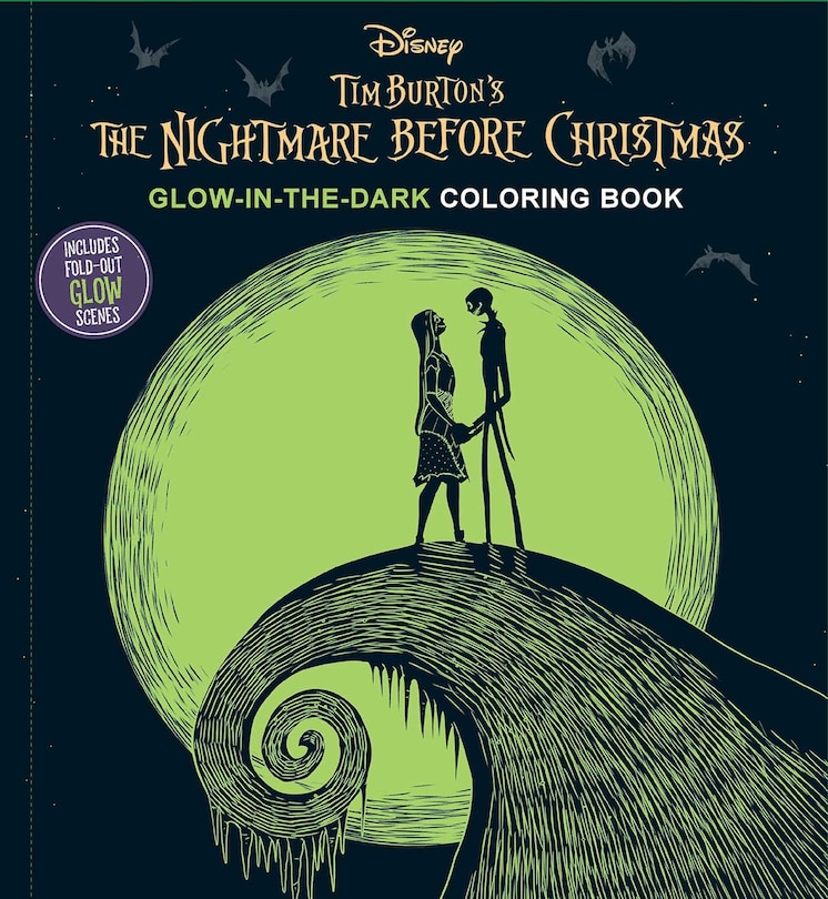 Couverture_Disney Tim Burton's The Nightmare Before Christmas Glow-in-the-Dark Coloring Book