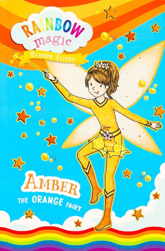 Front cover_Rainbow Magic Rainbow Fairies Book #2: Amber the Orange Fairy