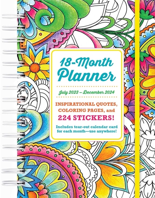 Front cover_2024 Coloring Planner