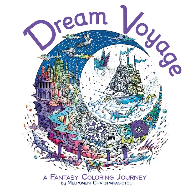 Front cover_Dream Voyage Coloring