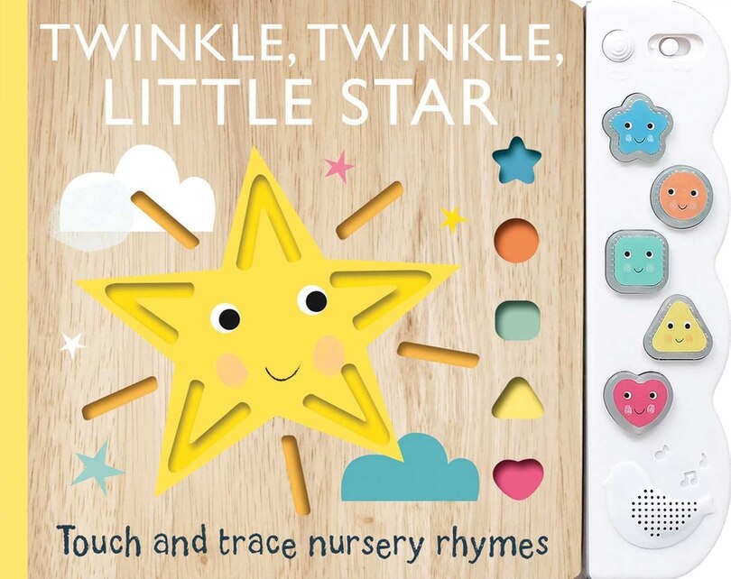 Front cover_Touch and Trace Nursery Rhymes: Twinkle, Twinkle Little Star with 5-Buttton Light and Sound