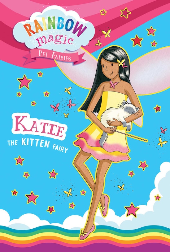 Front cover_Rainbow Magic Pet Fairies Book #1: Katie the Kitten Fairy