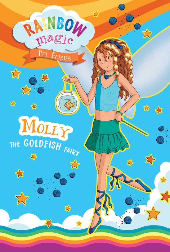 Front cover_Rainbow Magic Pet Fairies Book #6: Molly the Goldfish Fairy