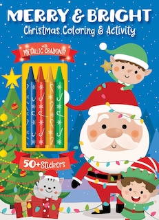 Front cover_Merry & Bright! Christmas Coloring
