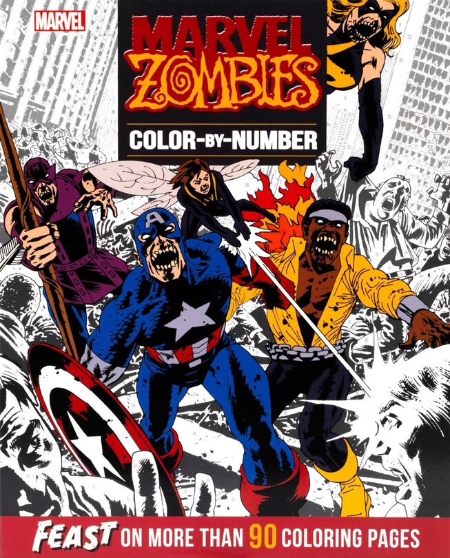 Front cover_Marvel Zombies Color-by-Number