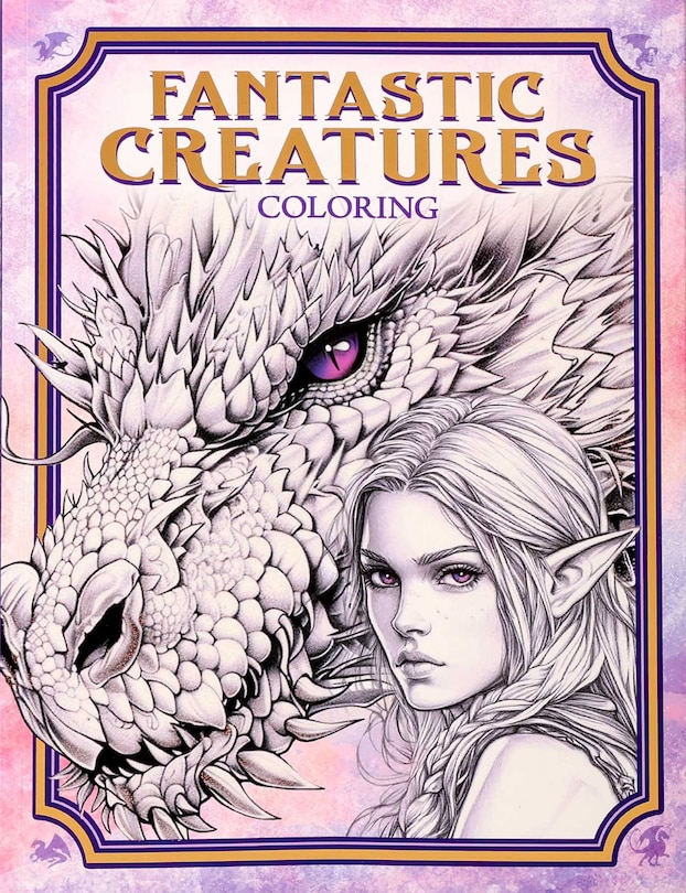 Front cover_Fantastic Creatures Coloring
