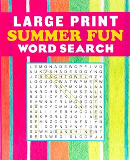 Front cover_Large Print Summer Fun Word Search