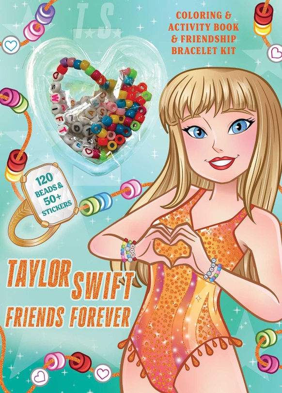 Couverture_Taylor Swift Friends Forever Coloring & Activity Book with Friendship Bracelets