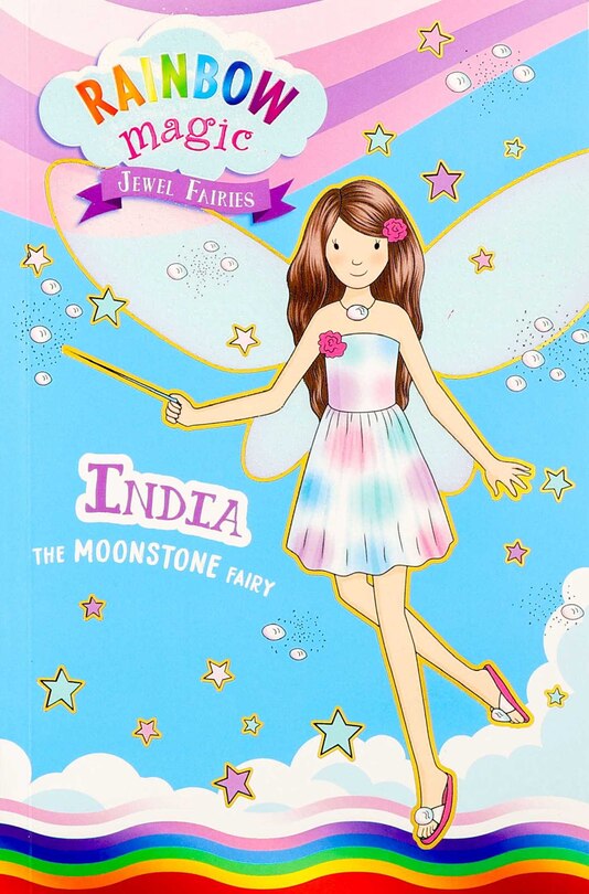 Couverture_Rainbow Magic Jewel Fairies #1: India the Moonstone Fairy