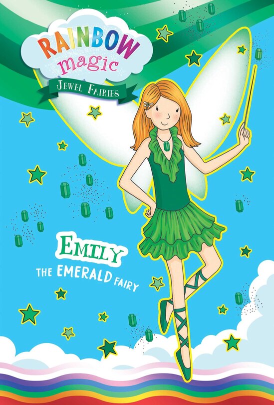 Front cover_Rainbow Magic Jewel Fairies #3: Emily the Emerald Fairy