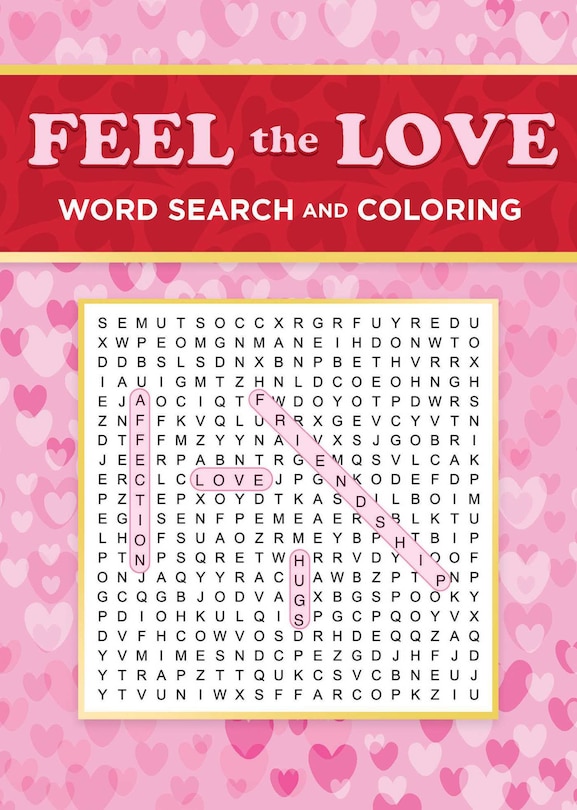 Front cover_Feel the Love Word Search and Coloring
