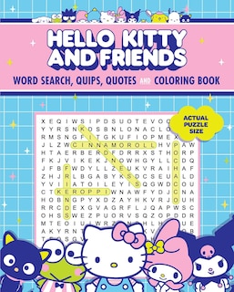 Couverture_Hello Kitty and Friends Word Search, Quips, Quotes and Coloring Book