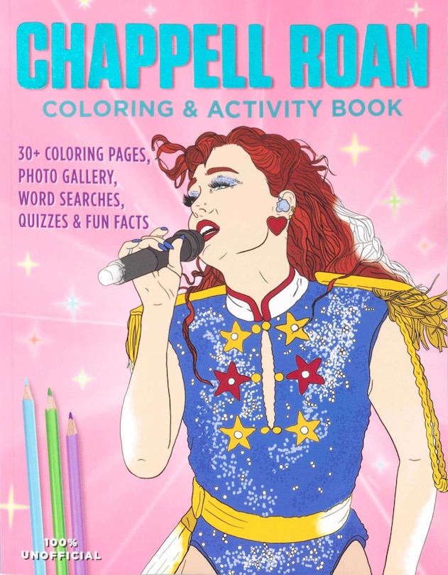 Front cover_Chappell Roan Coloring & Activity Book