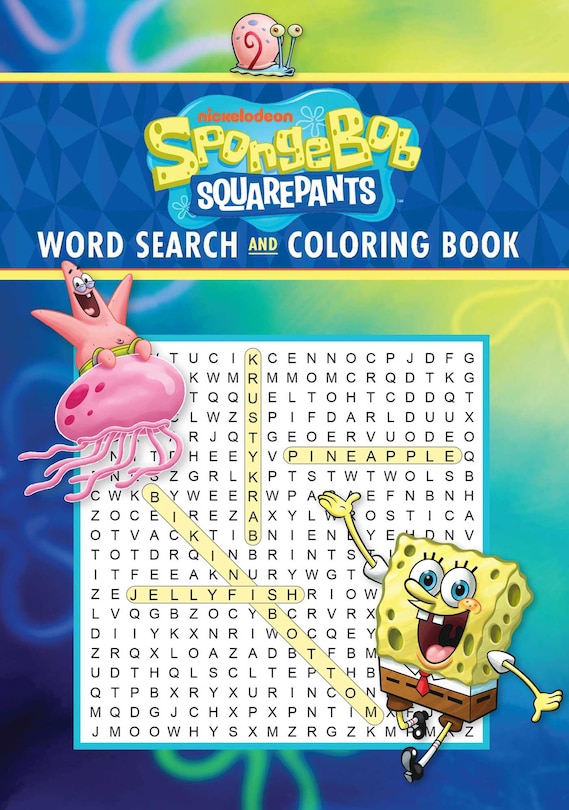 Front cover_SpongeBob SquarePants Word Search and Coloring Book