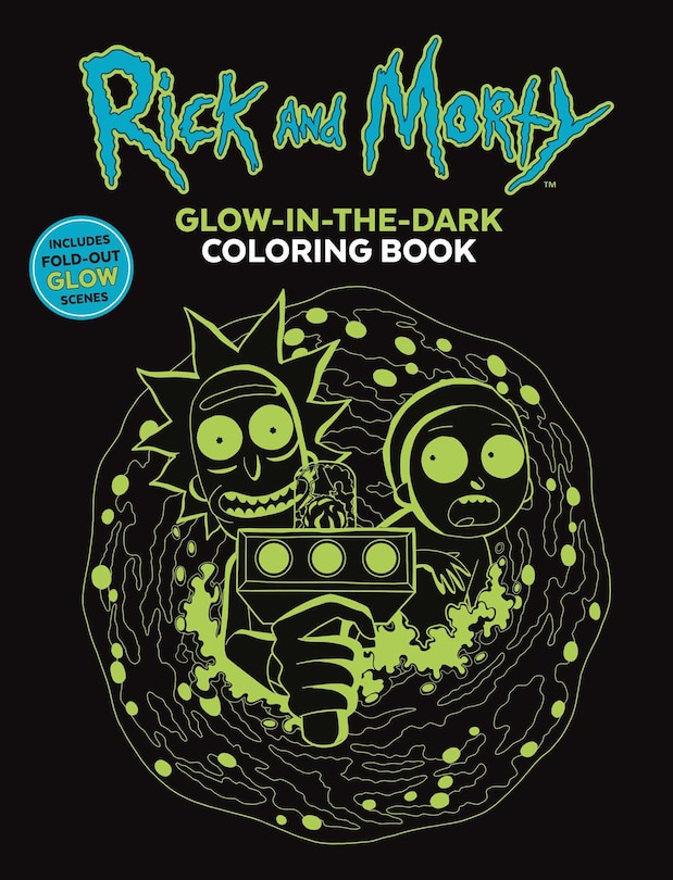 Couverture_Rick and Morty Glow-in-the-Dark Coloring Book