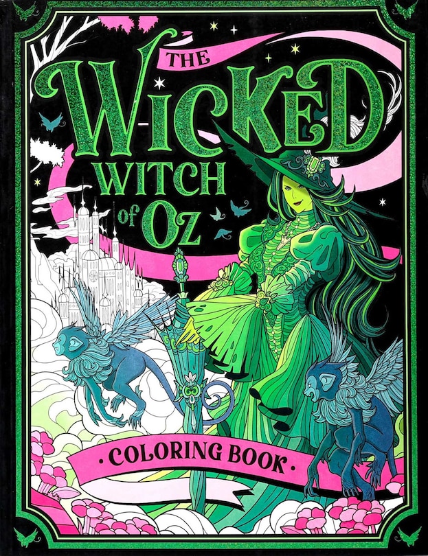Front cover_The Wicked Witch of Oz Coloring Book