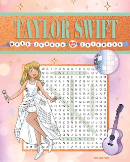 Couverture_Taylor Swift Word Search and Coloring