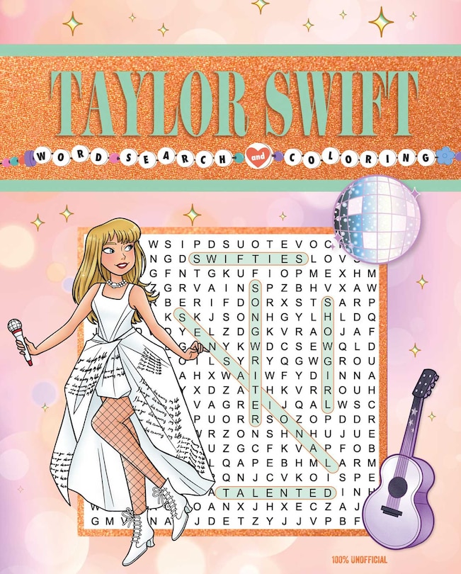 Couverture_Taylor Swift Word Search and Coloring