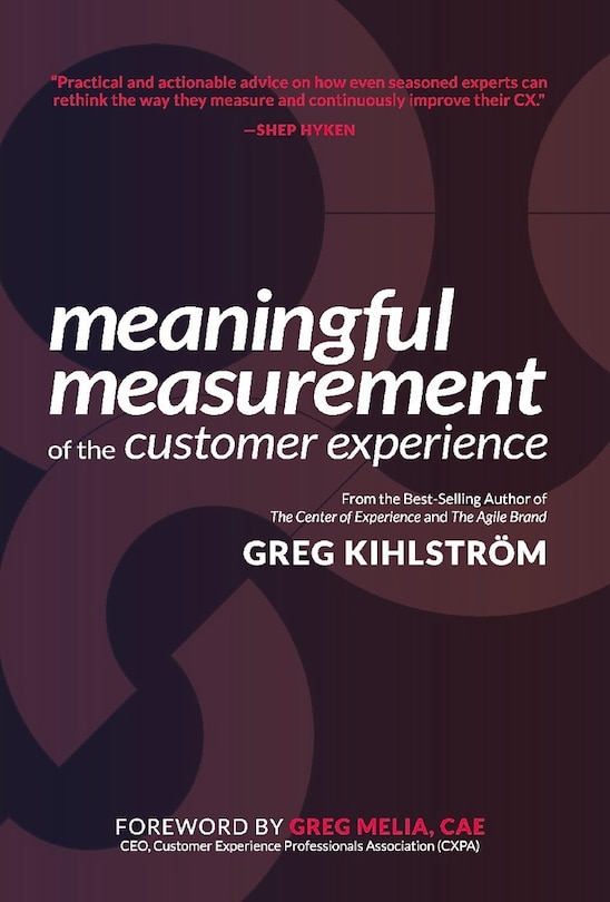 Front cover_Meaningful Measurement Of The Customer Experience