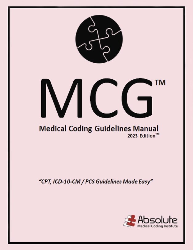 Front cover_Medical Coding Guidelines Manual (MCG)
