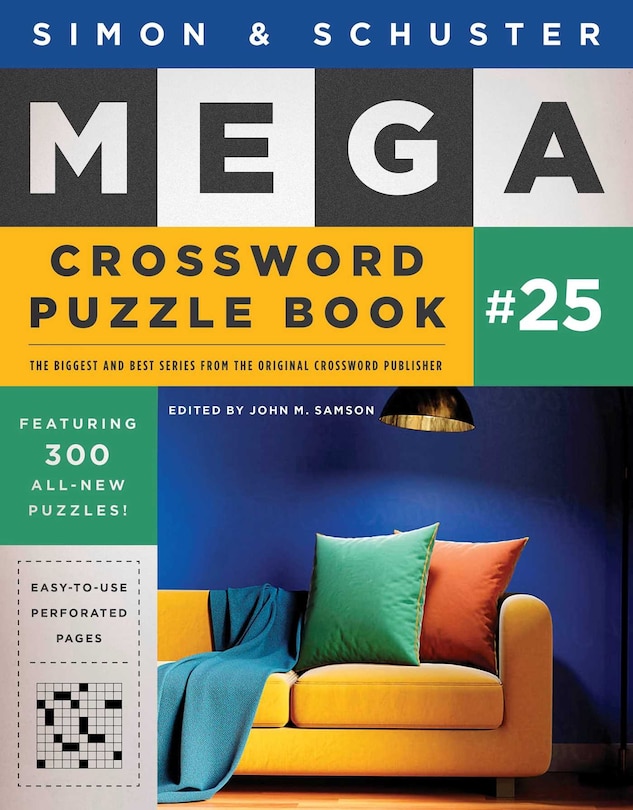 Front cover_Simon & Schuster Mega Crossword Puzzle Book #25