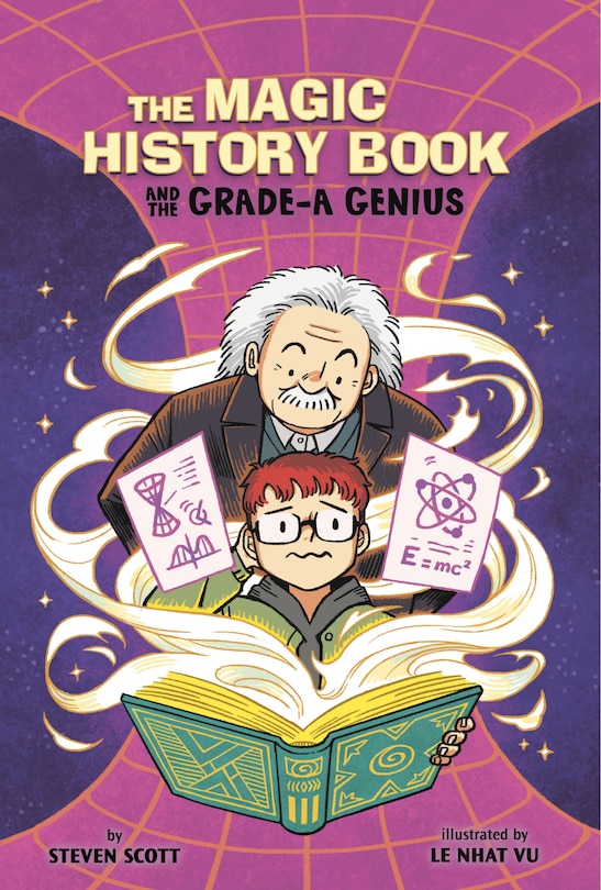 Front cover_The Magic History Book and the Grade-A Genius