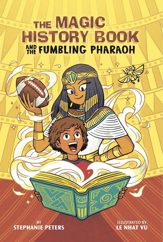 Front cover_The Magic History Book and the Fumbling Pharaoh