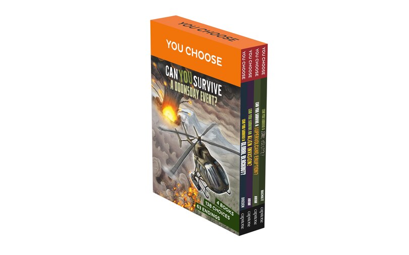 Front cover_You Choose: Can You Survive a Doomsday Event? 4-Book Boxed Set 1