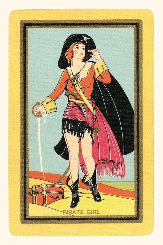 Front cover_Vintage Journal Pirate Girl Poster