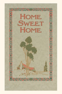 Front cover_Vintage Journal Home Sweet Home, House and Trees