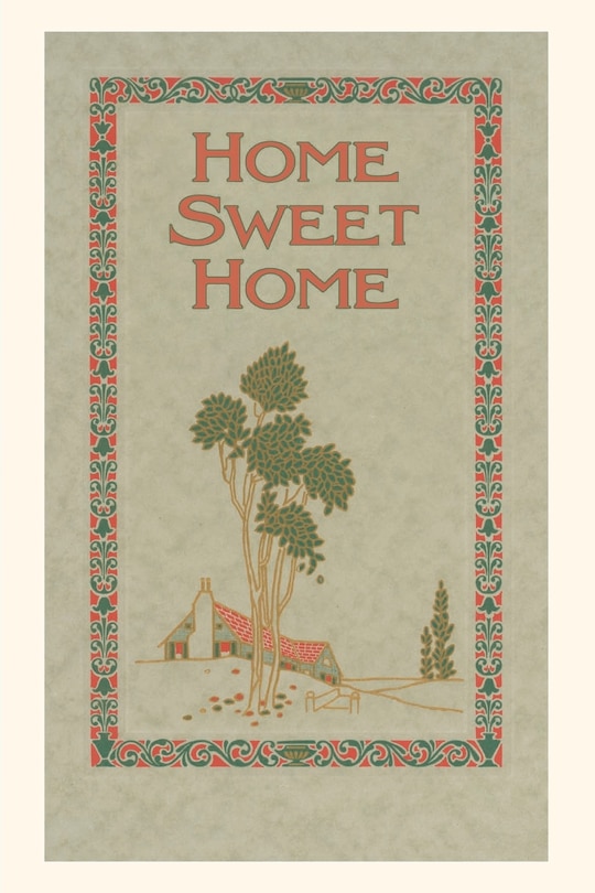 Front cover_Vintage Journal Home Sweet Home, House and Trees
