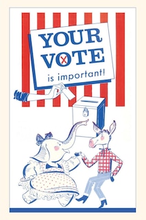Couverture_Vintage Journal Your Vote is Important, Election Poster